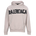 Balenciaga Logo Long-Sleeve Top - Black - front view