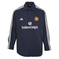 Balenciaga Logo Long-Sleeve Top - Black - front view