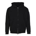 Balenciaga Logo Long-Sleeve Top - Black - front view