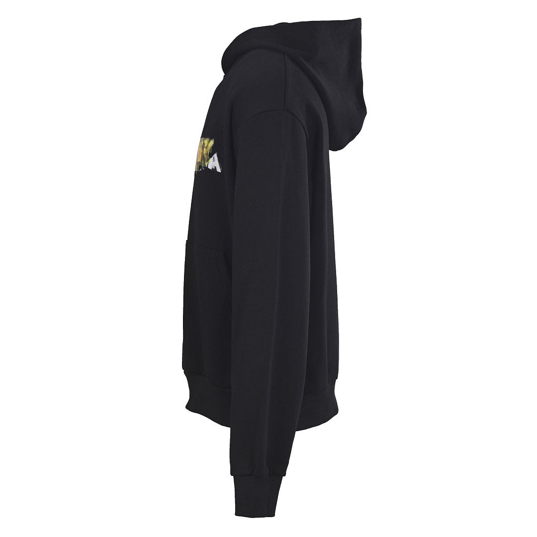 Balenciaga Logo Long-Sleeve Top - Black - back view