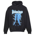 Balenciaga Logo Long-Sleeve Top - Black - front view