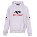 Balenciaga Logo Long-Sleeve Top - Black - front view