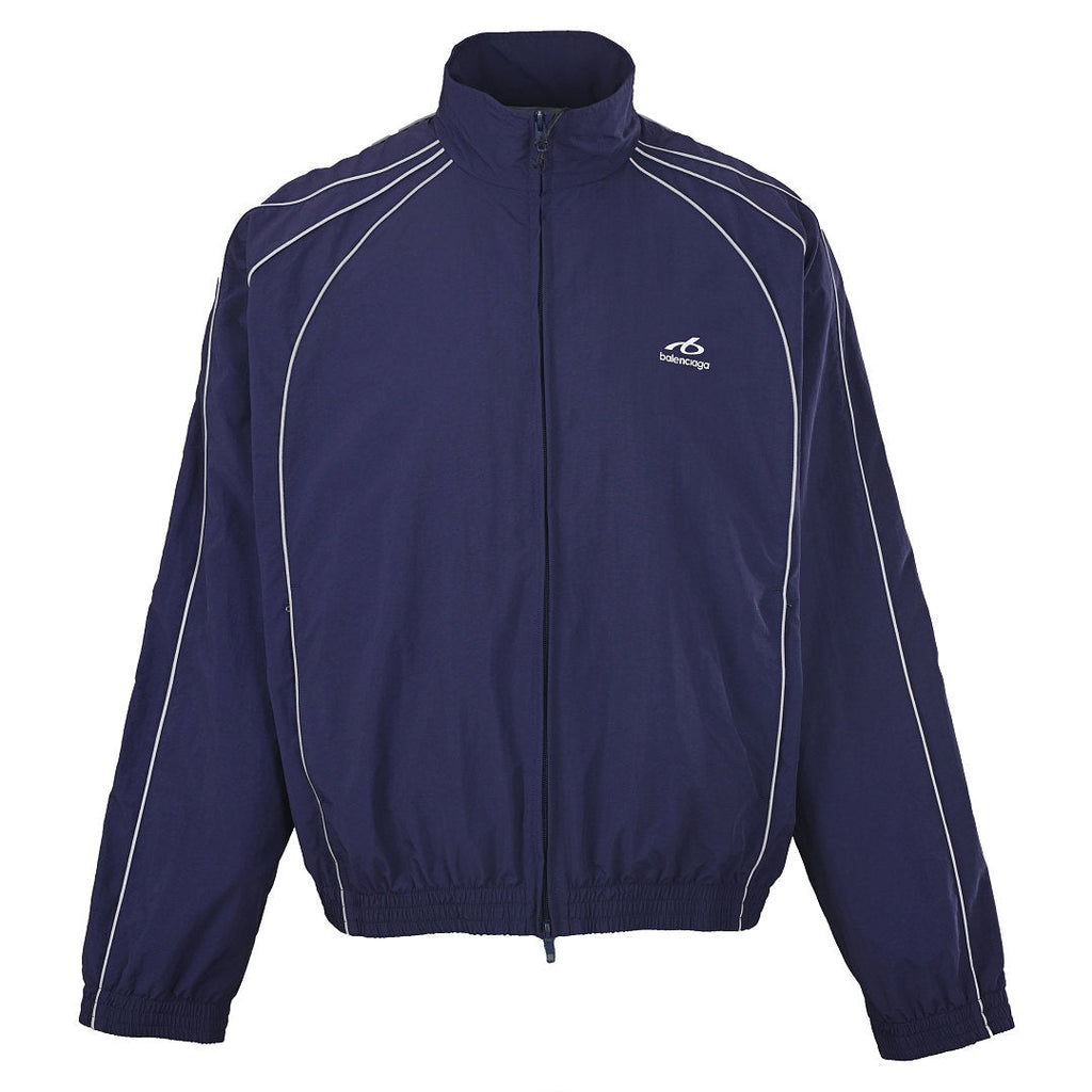 Balenciaga Logo Jacket - Black - front view