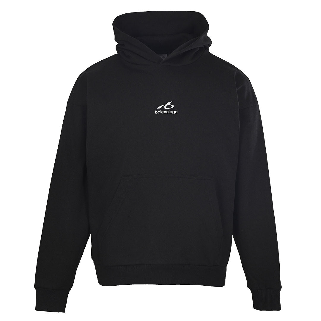 Balenciaga Logo Jacket - Black - front view