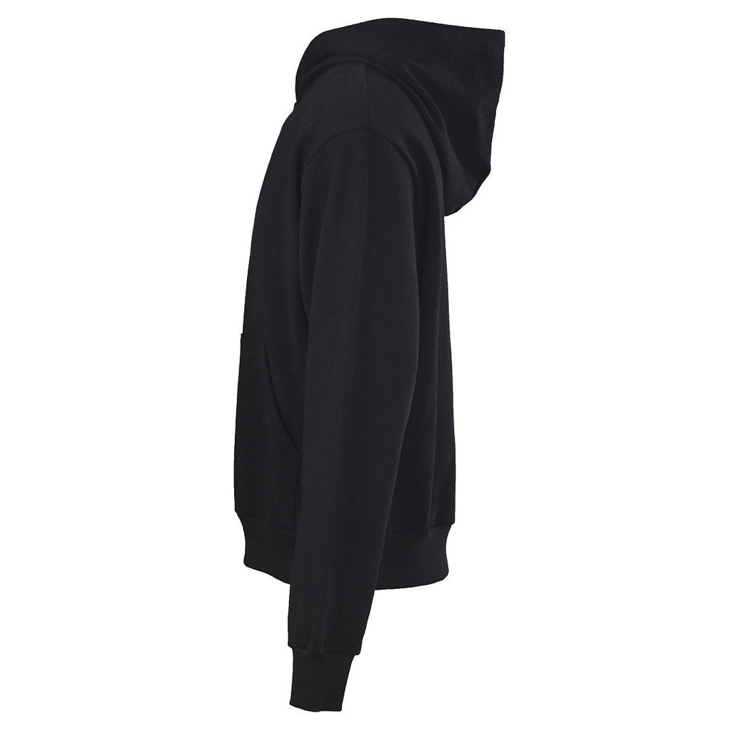 Balenciaga Logo Long-Sleeve Top - Black - back view