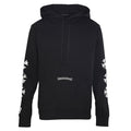 Chrome Hearts Silver Cross Pullover Hoodie - Black - front view