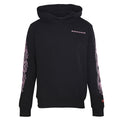 Chrome Hearts Pink Script Pullover Hoodie - Black - front view