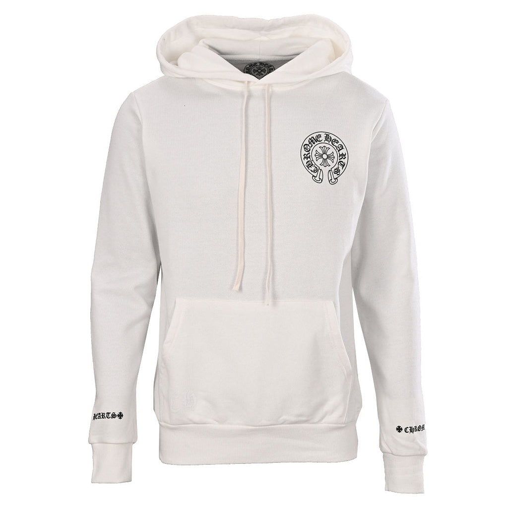 Chrome Hearts Los Angeles Graphic Pullover Hoodie - White - front view