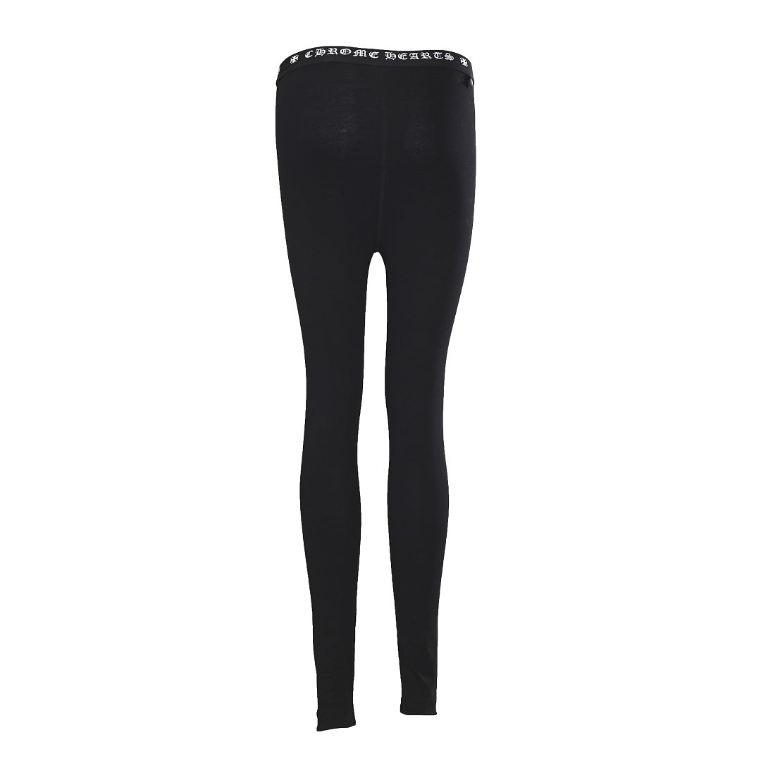 Chrome Hearts Script Logo Pants - Black - back view