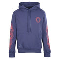 Chrome Hearts Script Horseshoe Pullover Hoodie - Navy - front view