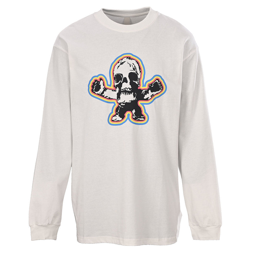 Chrome Hearts Skull Figure Long-Sleeve T-Shirt - White - front view