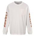 Chrome Hearts Sword Graphic Long-Sleeve T-Shirt - White and Orange - front view