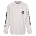 Chrome Hearts Sword Graphic Long-Sleeve T-Shirt - White and Black - front view