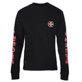 Chrome Hearts Floral Script Long-Sleeve T-Shirt - Black - front view