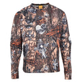 Chrome Hearts Forest Camo Cross Long-Sleeve T-Shirt - Black - front view