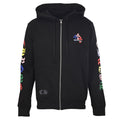 Chrome Hearts Multicolor Cross Print Zip-Up Jacket - Black - front view