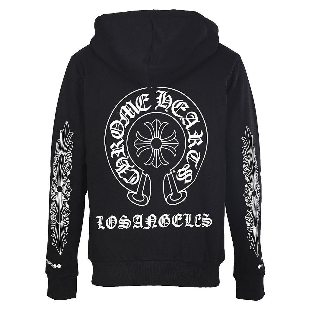 Chrome Hearts Cuff Script Jacket - Black - back view