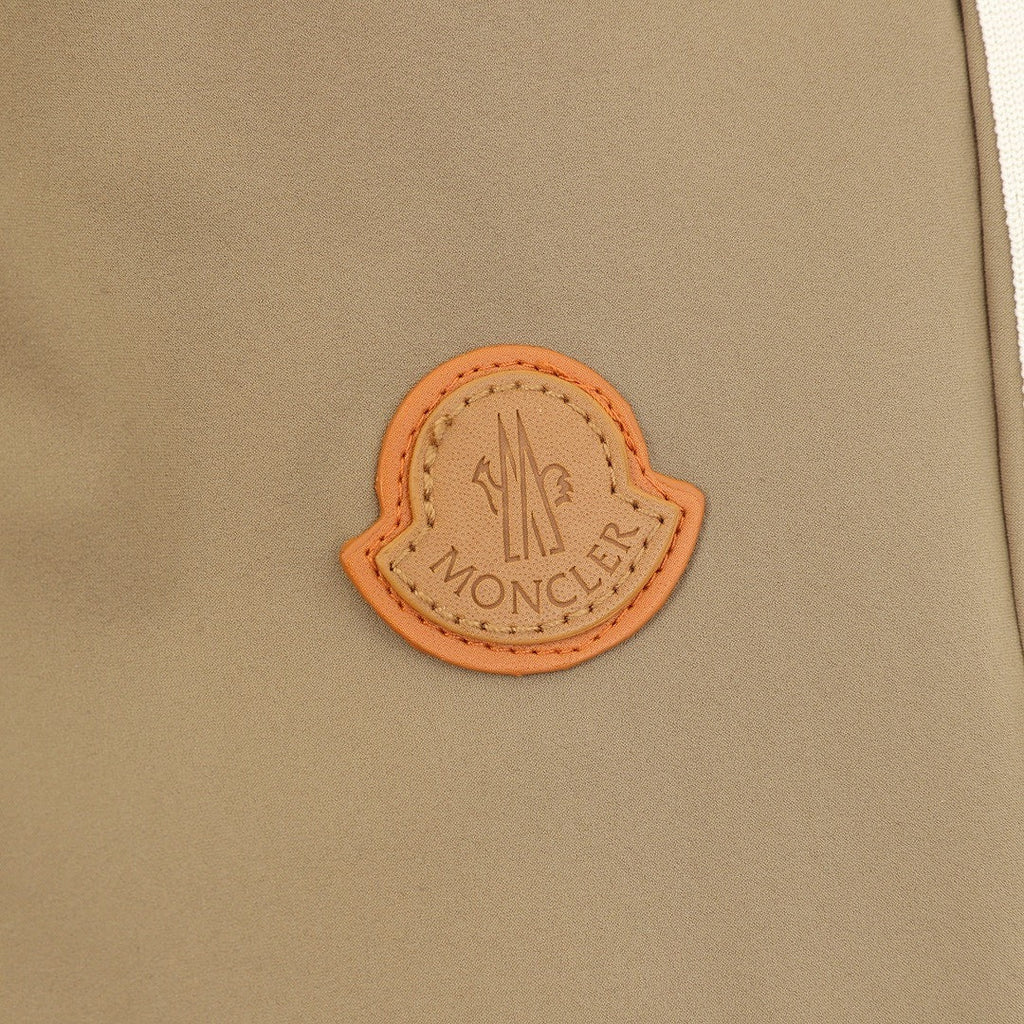Moncler Side Stripe Logo Patch Jogger Pants – Men’s, Khaki