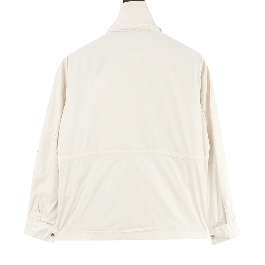 Moncler Enette Hooded Short Zip Jacket – Unisex, Cream