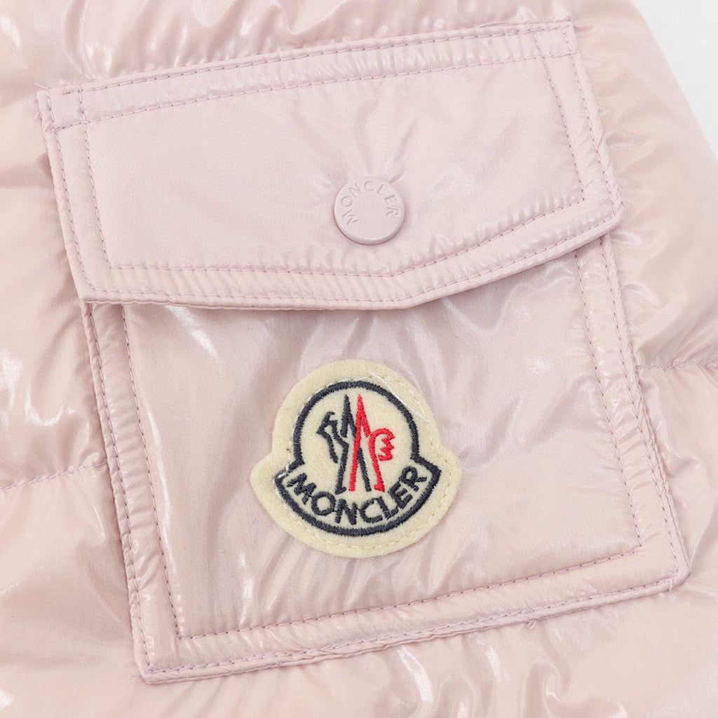 Moncler Barante Women's Fitted Hooded Down Jacket - Blush Pink - detail 2
