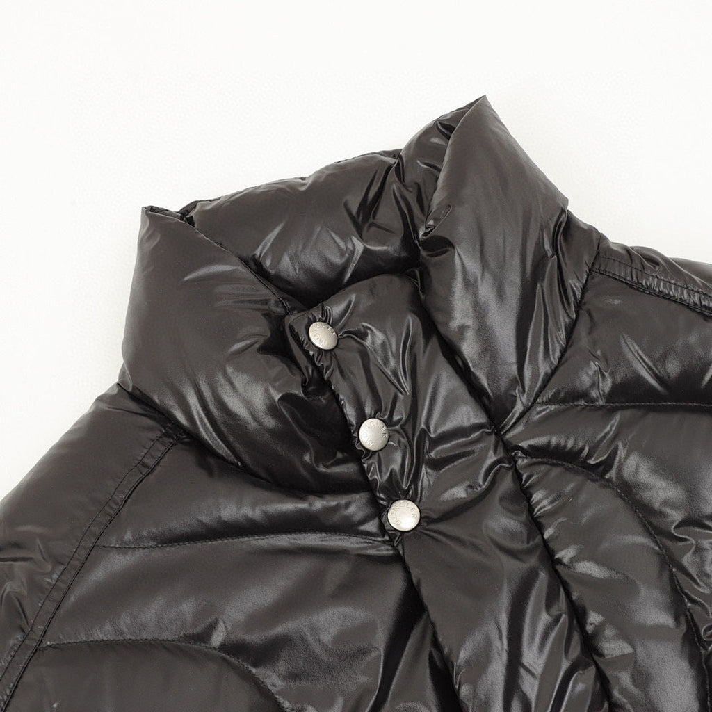 Moncler Palm Angels Wave-Quilted Down Jacket - Black - detail 1