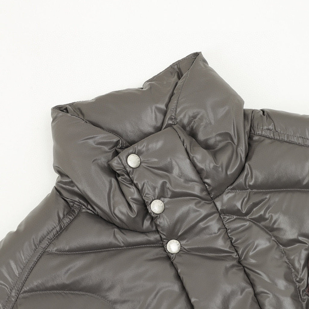 Moncler Palm Angels Wave-Quilted Down Jacket - Gray - detail 1