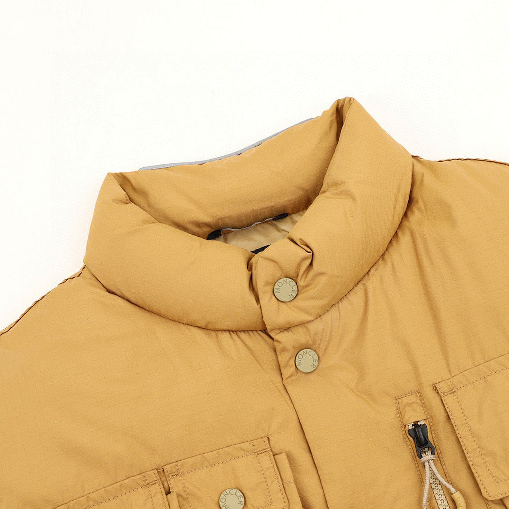 Moncler Grenoble Tongass Multi-Pocket Down Vest - Ochre - detail 1