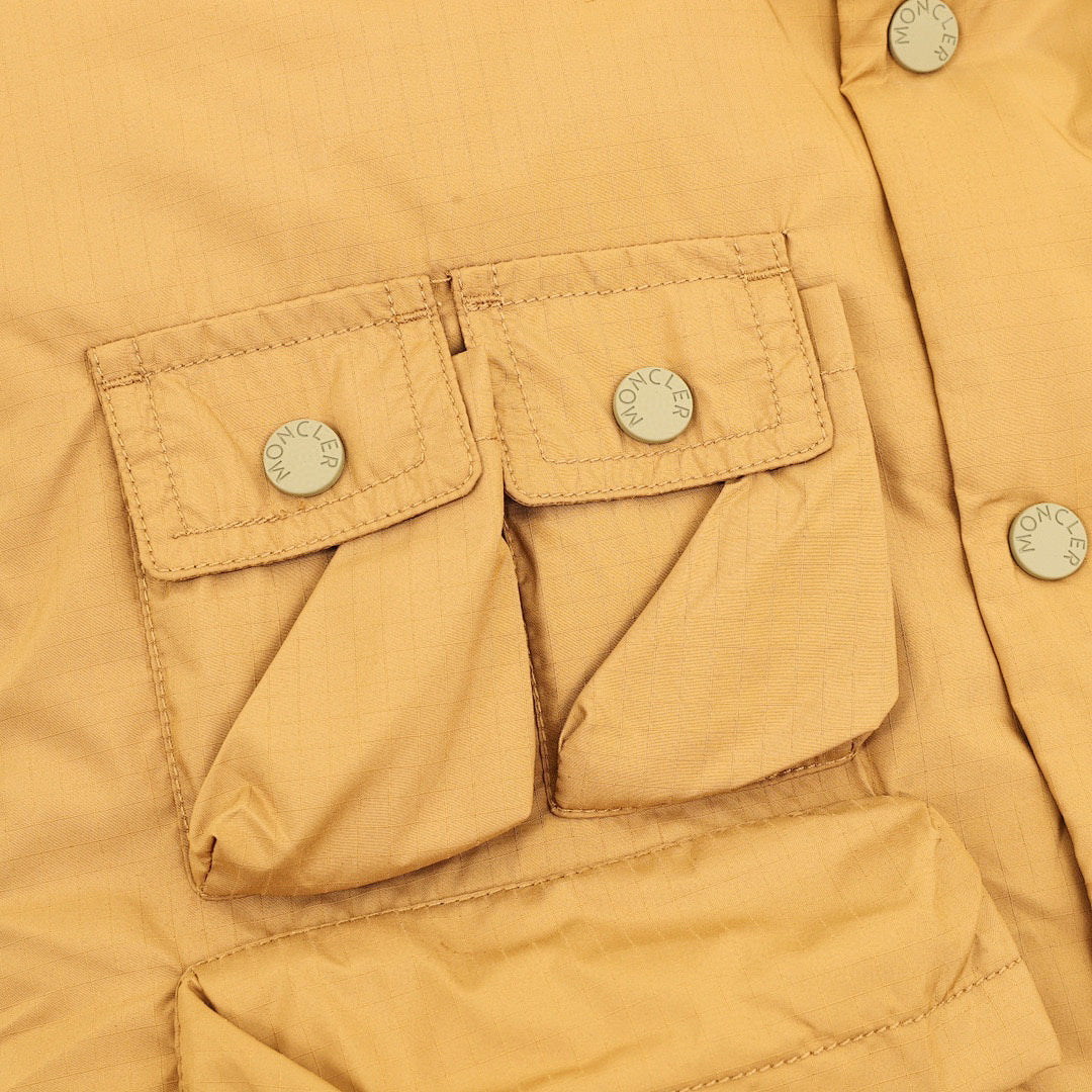Moncler Grenoble Tongass Multi-Pocket Down Vest - Ochre - detail 3