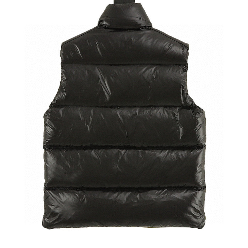Moncler Lipsi Glossy Down Vest - Black - back view