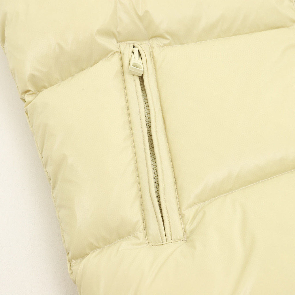 Moncler Lipsi Stand-Collar Down Vest - Pale Yellow - detail 3
