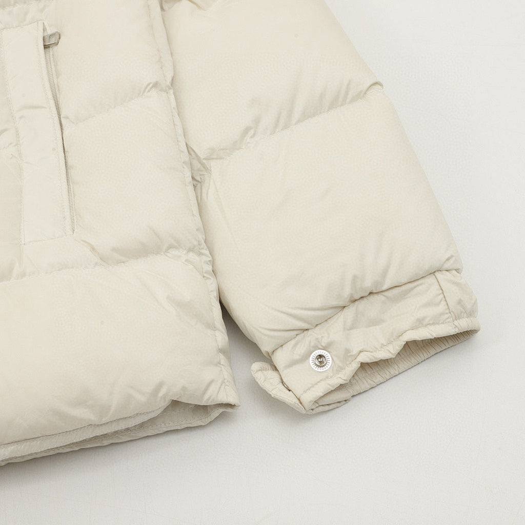 Moncler Maya Matte Hooded Down Jacket - Ivory - detail 3
