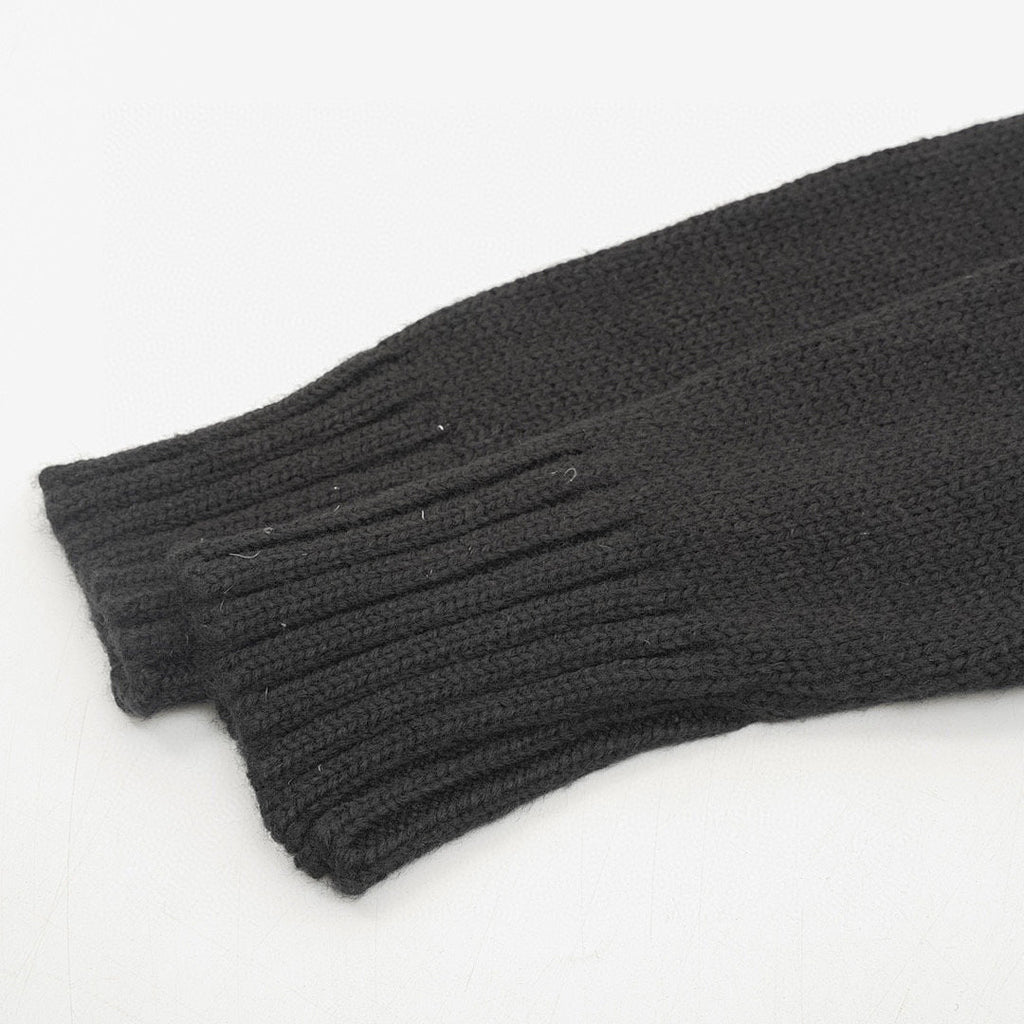 Moncler Padded Knit-Sleeve Bomber Jacket - Black - detail 3
