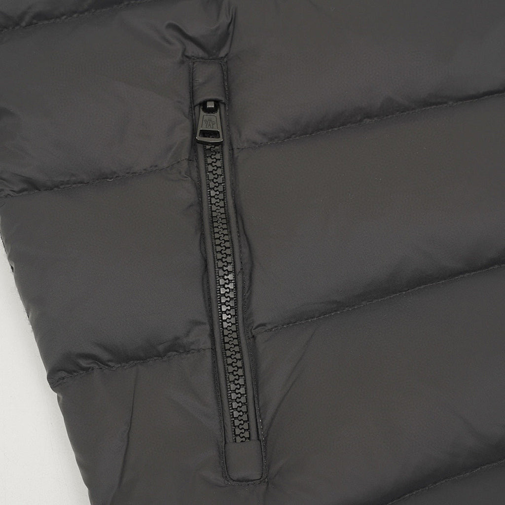 Moncler Men's Striped-Sleeve Padded Zip Cardigan - Black - detail 2
