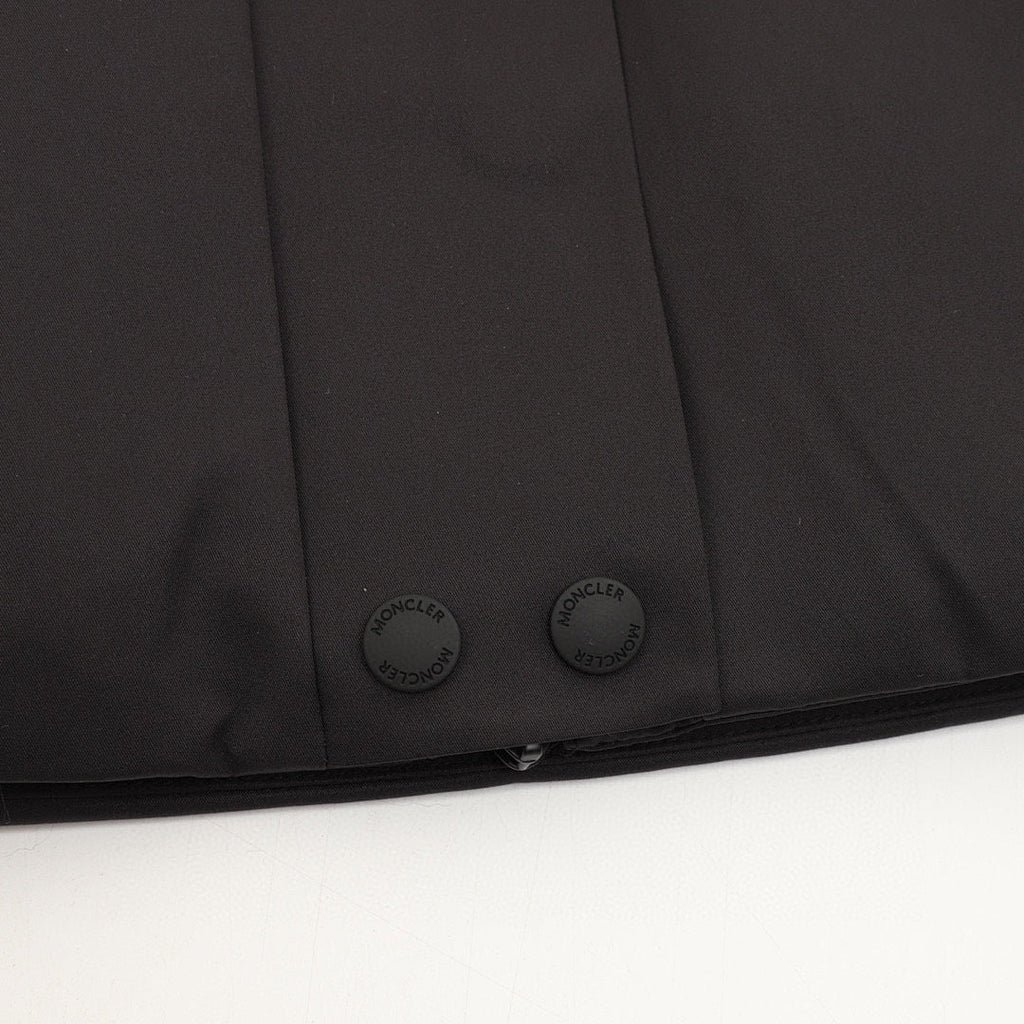 Moncler Bauges Belted Hooded Down Jacket - Black - detail 3