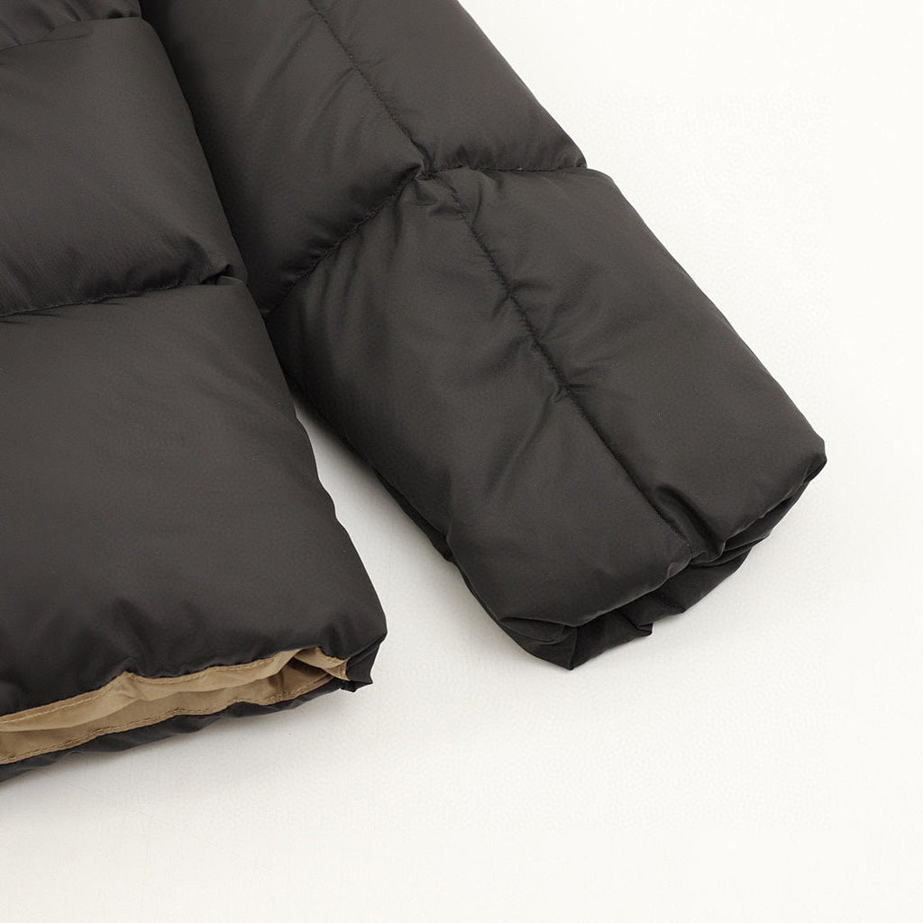 Moncler Agneux Women's Fitted Hooded Down Jacket - Black - detail 2