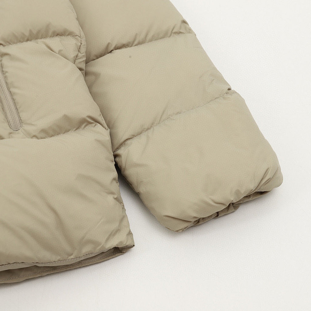 Moncler Matte Stand-Collar Down Jacket - Beige - detail 2