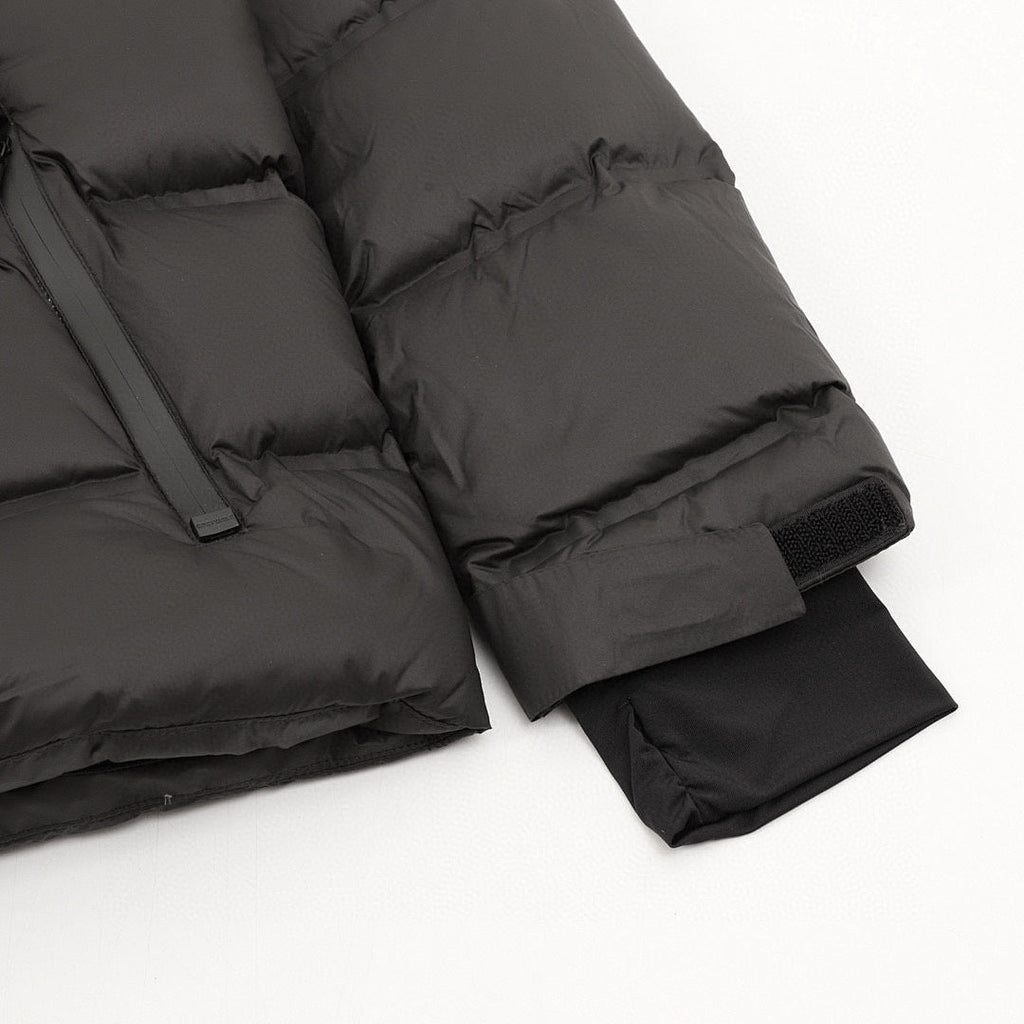 Moncler Hooded Down Jacket with Inner Cuffs - Black - detail 2