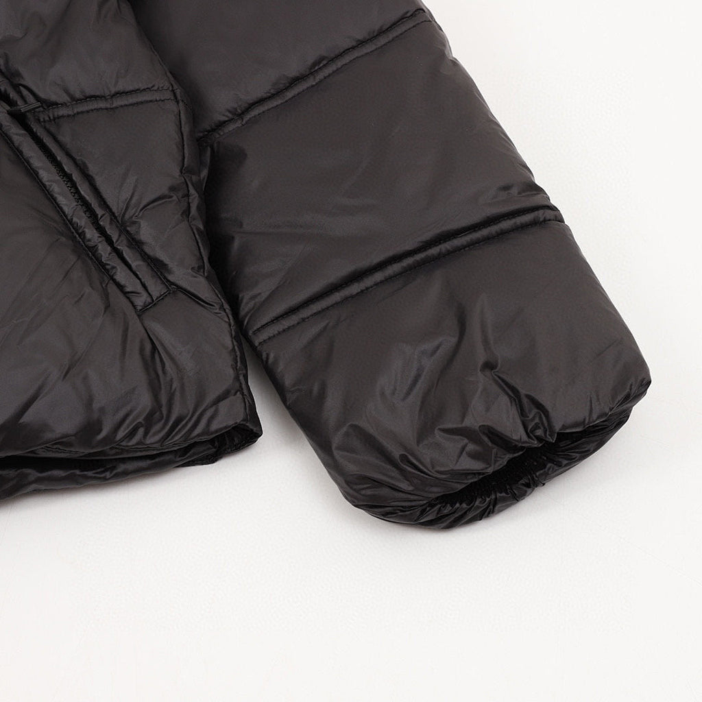 Moncler Women's Box-Quilted Hooded Down Jacket - Black - detail 3
