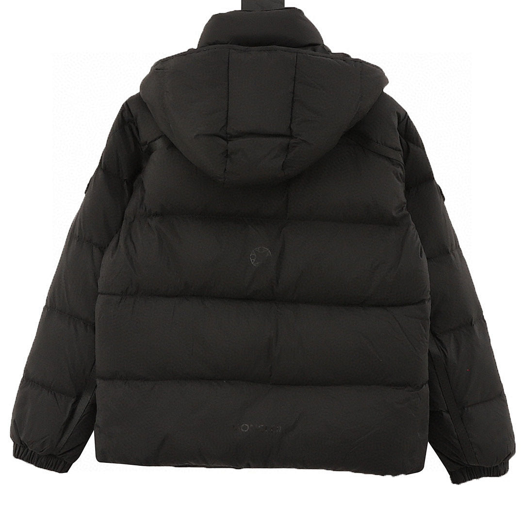 Moncler ALYX Double-Zip Hooded Down Jacket - Black - back view