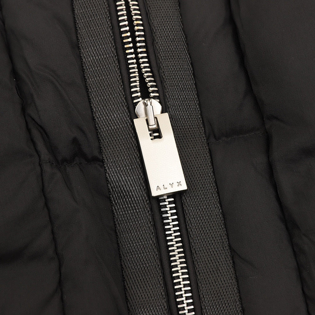 Moncler ALYX Double-Zip Hooded Down Jacket - Black - detail 3