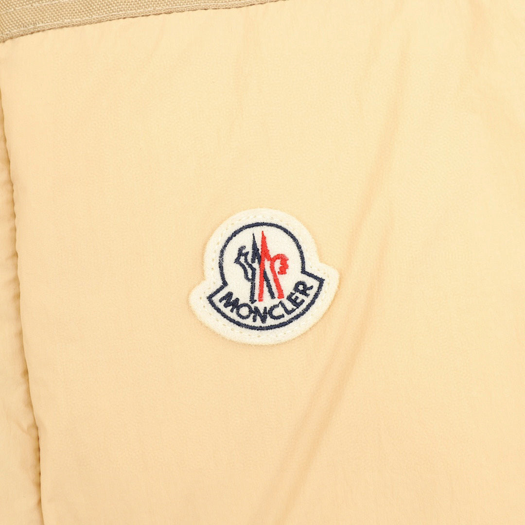Moncler Verone Unisex Stand-Collar Down Jacket - Pale Yellow - detail 2