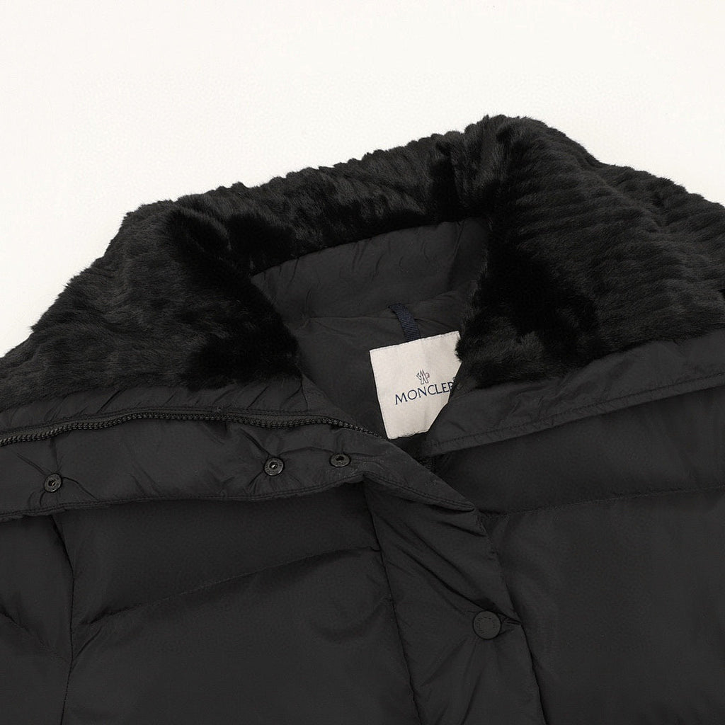 Moncler Brasseurs Women's Wide-Collar Down Jacket - Black - detail 1