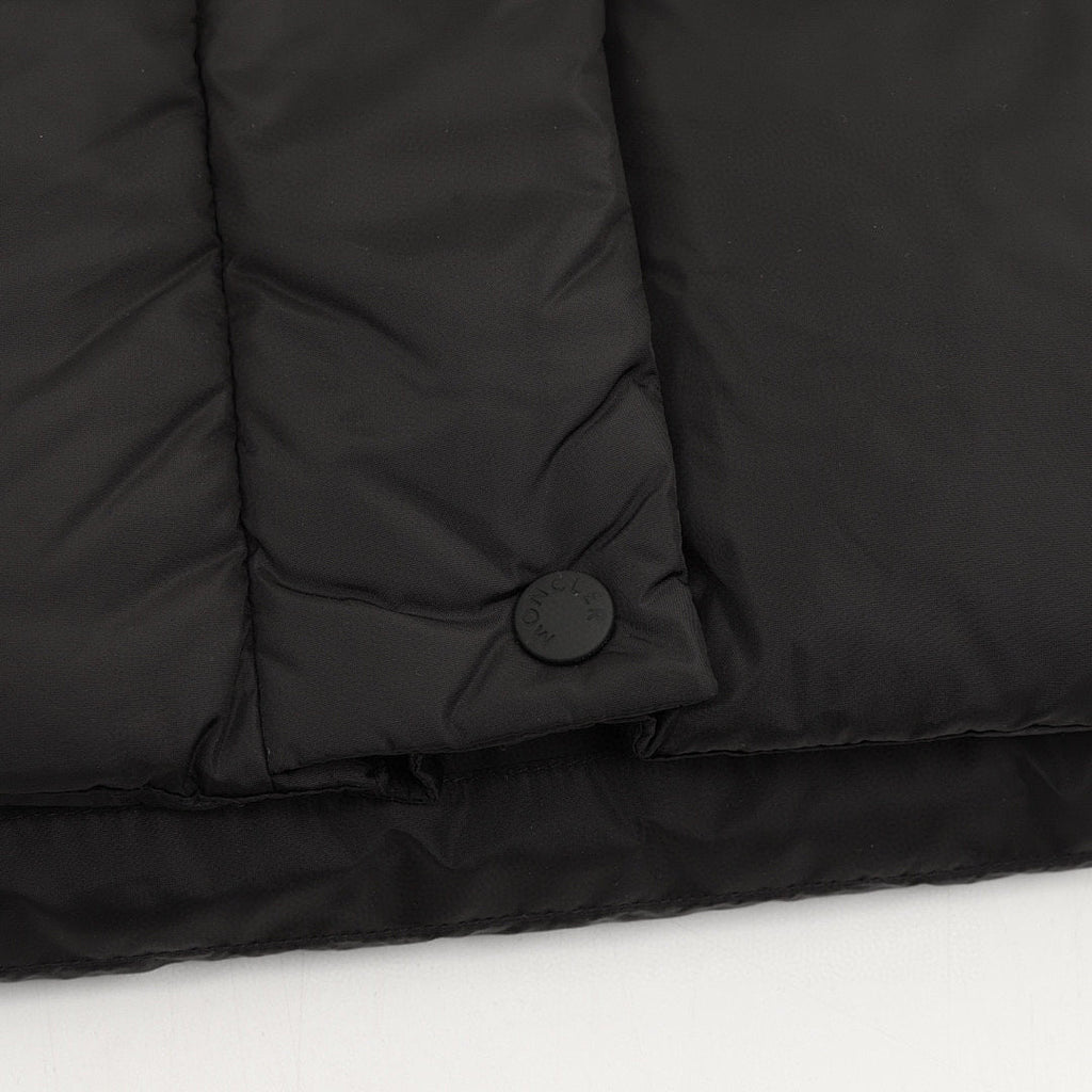 Moncler Brasseurs Women's Wide-Collar Down Jacket - Black - detail 3