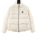 Moncler Raxxy 3D-Quilted Down Jacket - Ivory - front view
