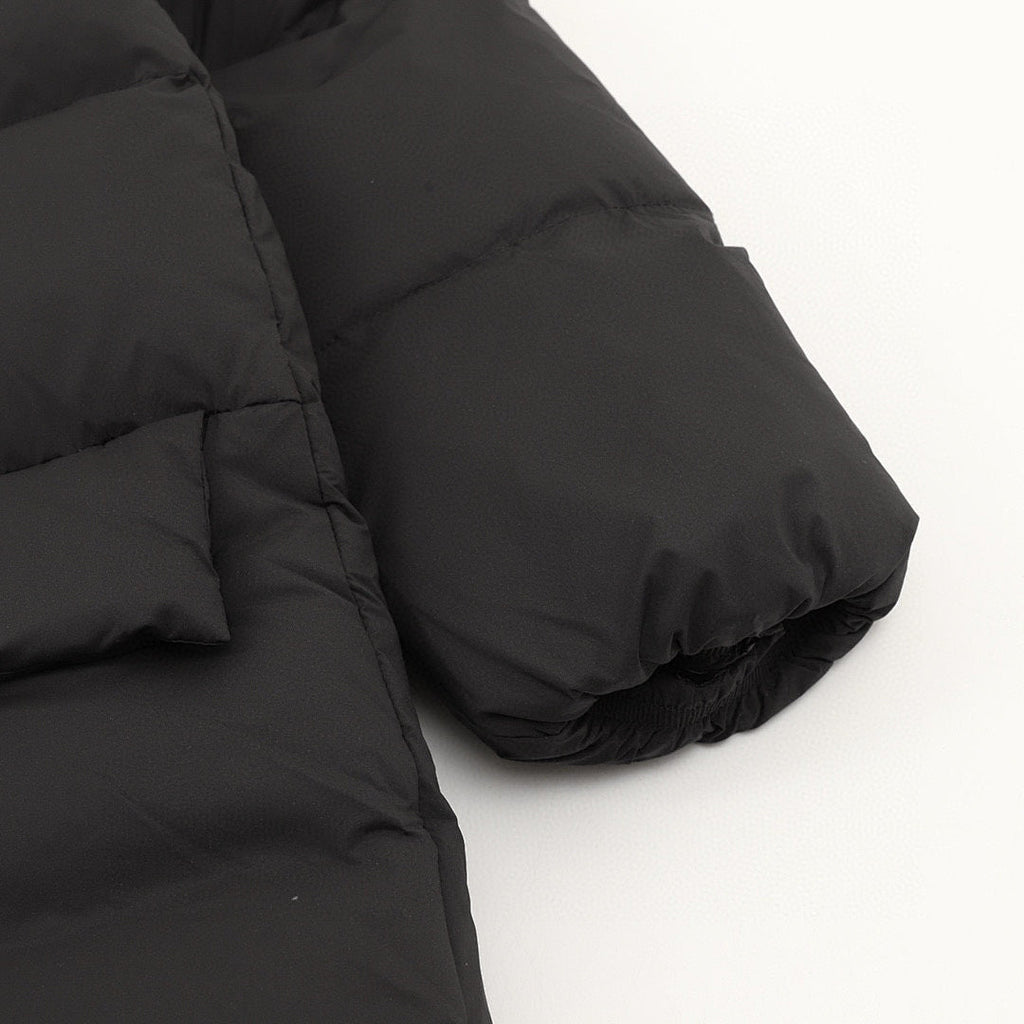 Moncler Bosona Hooded Mid-Length Down Coat - Black - detail 3