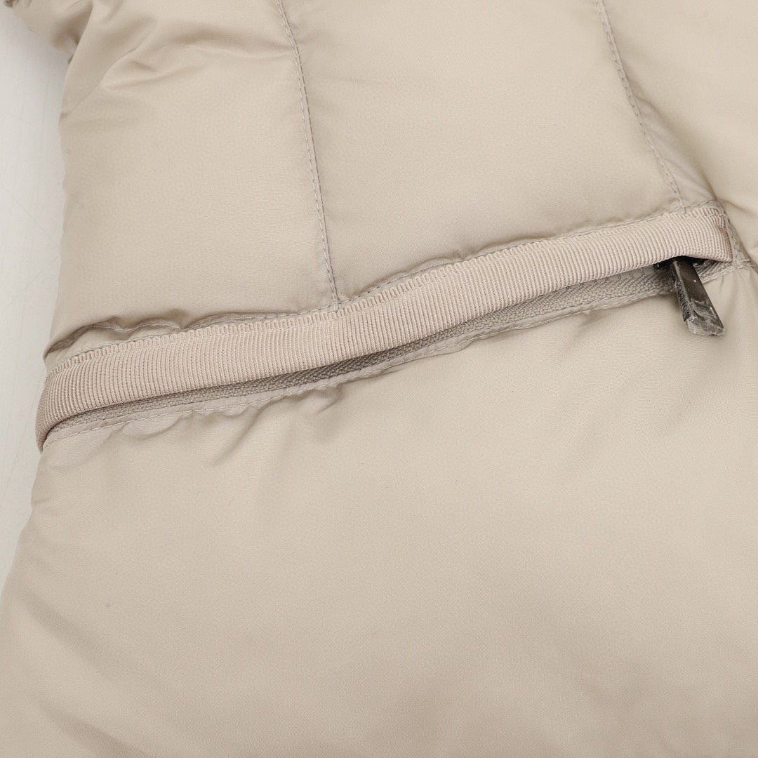 Moncler Avoce Women's Fitted Hooded Down Jacket - Taupe - detail 3