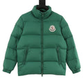 Moncler Citala Stand-Collar Down Jacket - Green - front view