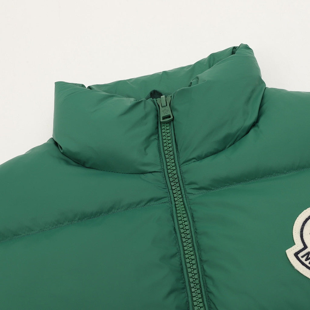 Moncler Citala Stand-Collar Down Jacket - Green - detail 1