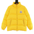 Moncler Citala Stand-Collar Down Jacket - Yellow - front view