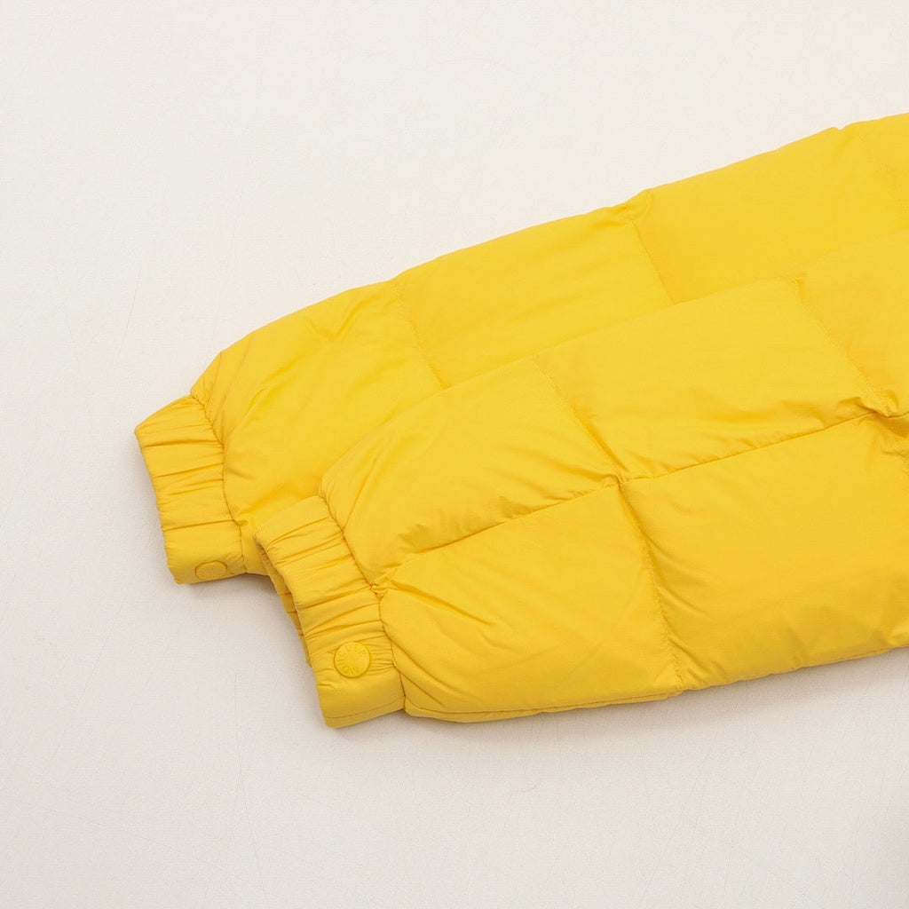 Moncler Citala Stand-Collar Down Jacket - Yellow - detail 2